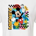thumbnail image 3 of Disney - Mickey 90s Nostalgia - Juniors Cropped Cotton Blend T-Shirt, 3 of 5