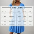 thumbnail image 2 of OSFVNOXV Midi Nightgown Dress for Women Summer Casual Ruched Front Ultra Soft Breathable Short Sleeve Flowy Knee Length Sleep Shirt Dress with Pockets, 2 of 7