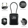 thumbnail image 5 of Key Lock Box for Outside 4 Digit Code Security Safe Box for House Keys Spare Keys Storage ,Compact Design, 5 of 6