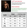 thumbnail image 6 of Men's Stringers Bodybuilding Tank Tops Sleeveless Muscle Shirts Yoga Fitness Vest (Black, Medium), 6 of 7
