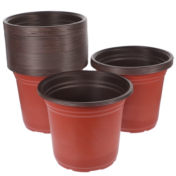 50Pcs Planting Containers with Drainage Holes for Succulents Flower Pots Nursery Pots