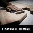 thumbnail image 2 of Pro Grade Precision 1/3 Sheet Sandpaper with No-Slip Grip Backing - Pack of 12 — Residential Use, Standard Application, 2 of 5