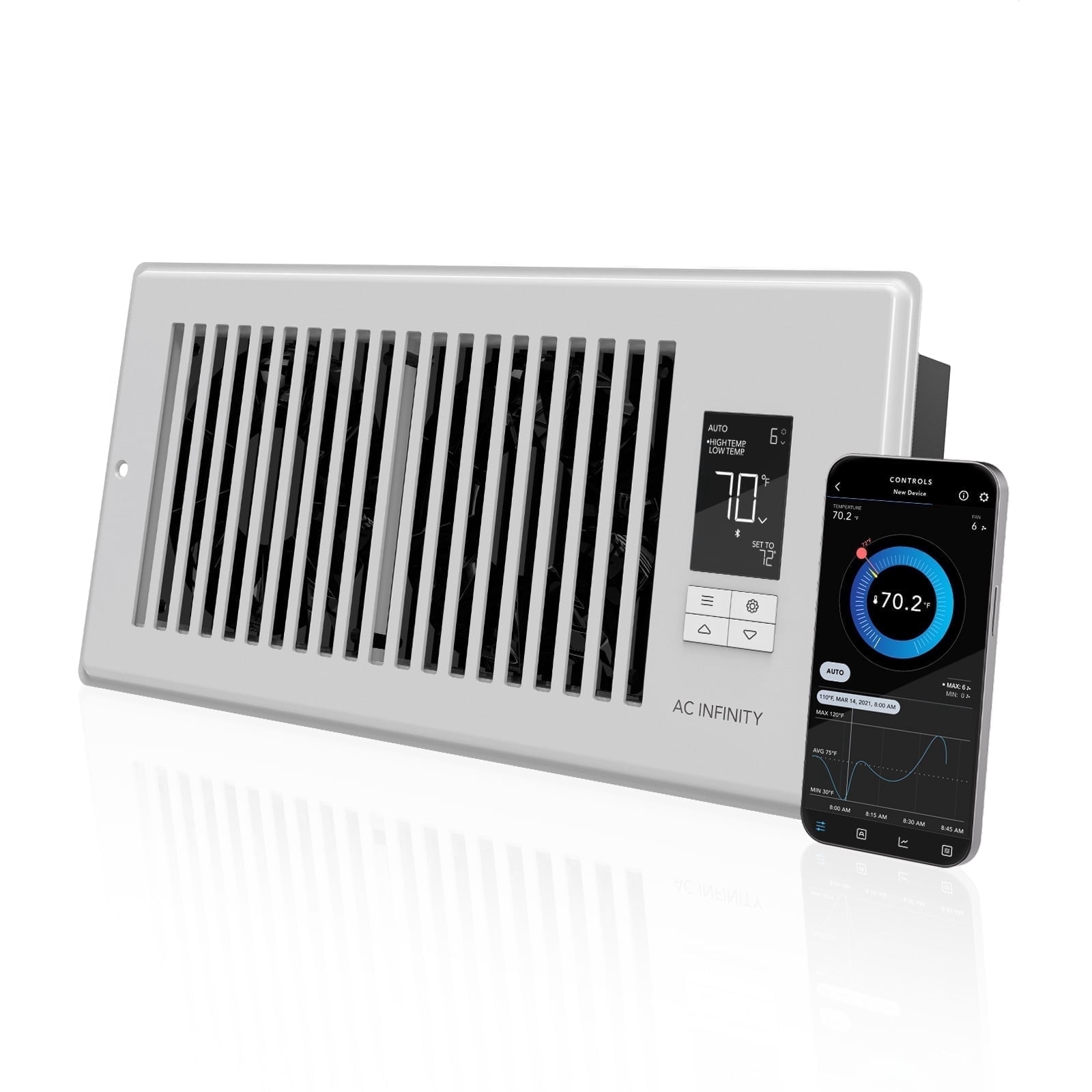 AC Infinity AIRTITAN S3 Ventilation Fan - 6" With Speed Controller For Crawl Space, Basement, Attic - View #9