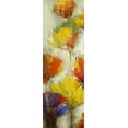 thumbnail image 2 of Atelier B Art Studio 9x18 Gold Ornate Wood Framed with Double Matting Museum Art Print Titled - MODERN YELLOW FLOWERS, 2 of 4