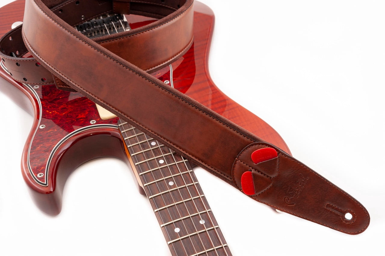 RightOn! Mojo Collection Charm-60 Brown Guitar Strap