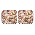 thumbnail image 7 of Xecao Colorful Seashells for Foldable Car Sun Shades (2-Pack) offer sun protection with an easy-fold design for convenient windshield shading., 7 of 7