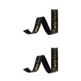 thumbnail image 3 of Guardoinrt Happy Birthday Ribbons DIY Gift Wrapping for Cake Flowers Box Black 10Yard 1.5cm 2Set, 3 of 6