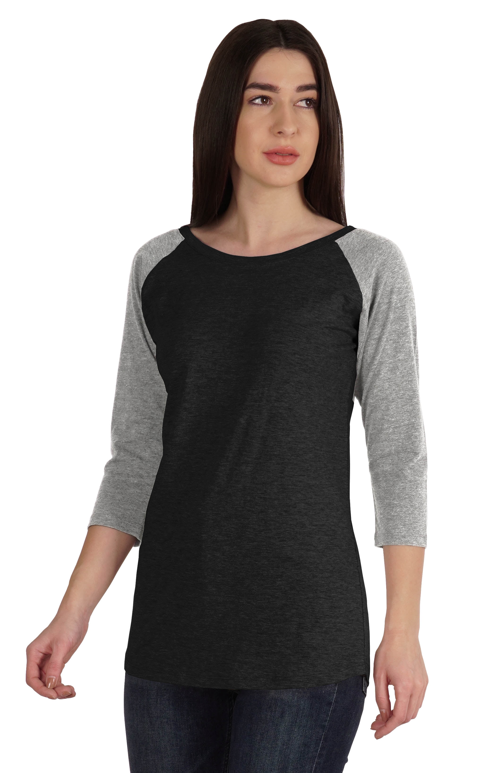 Inkmeso Womens Color Block Raglan Quarter Sleeve TShirt Baseball Tee Casual Sports Jersey Top