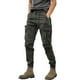 thumbnail image 2 of Pantalones largos de verano de seda de hielo para hombre, pantalones casuales de secado rápido, finos, de pierna ancha y recta, pantalones de trabajo extendidos., 2 of 3