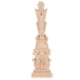 thumbnail image 2 of Wood Carved Applique Roman Column Design For Furniture Decorations Retro Beige 1Pcs DIY Projects, 2 of 5