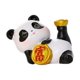 thumbnail image 3 of Figura de panda, escultura de resina de animal, decoración para el salpicadero del coche, adorno para el escritorio. Estilo H, 3 of 9