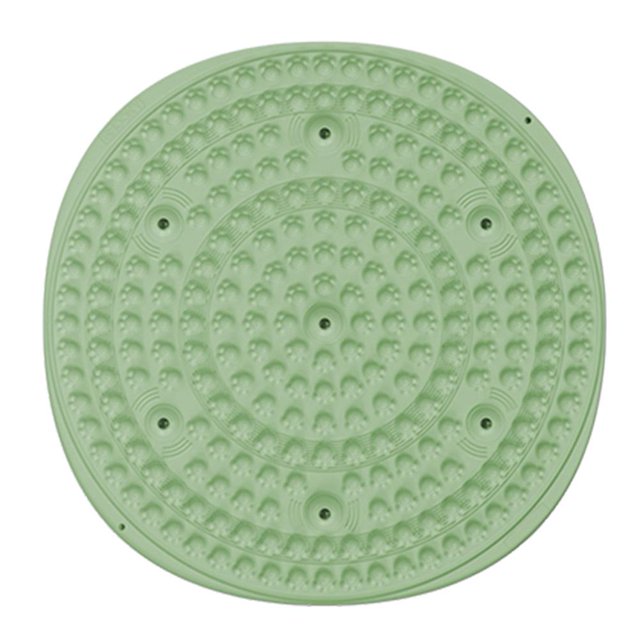 Ruifaya Esterilla de acupresión para masaje de pies y yoga, esterilla redonda para ejercicios de relajación muscular E1 W