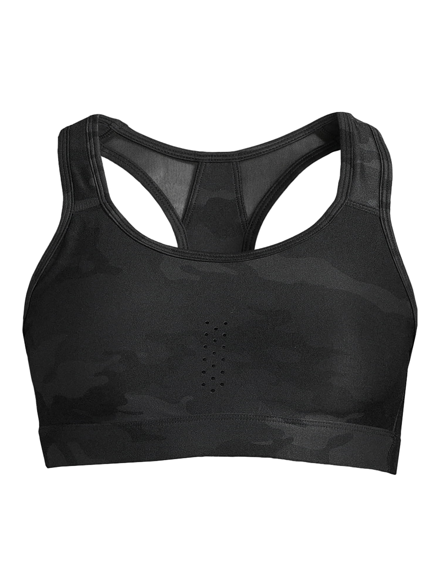 Ladies sport bra top with transparent – black - #31 – number31