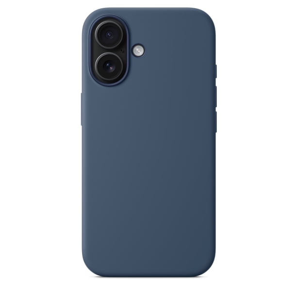 Funda de silicona líquida para iPhone 16 con MagSafe, color liso y suave, 6.1"