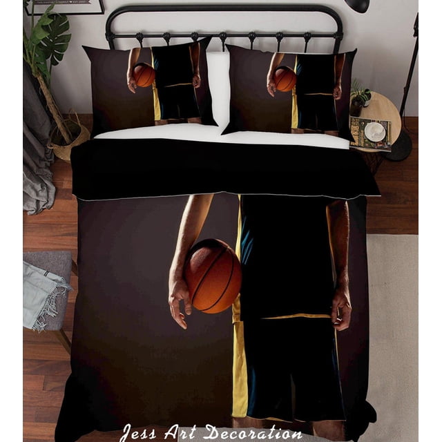 3D Basketball Player Quilt Cover Set Bedding Set Pillowcases 53