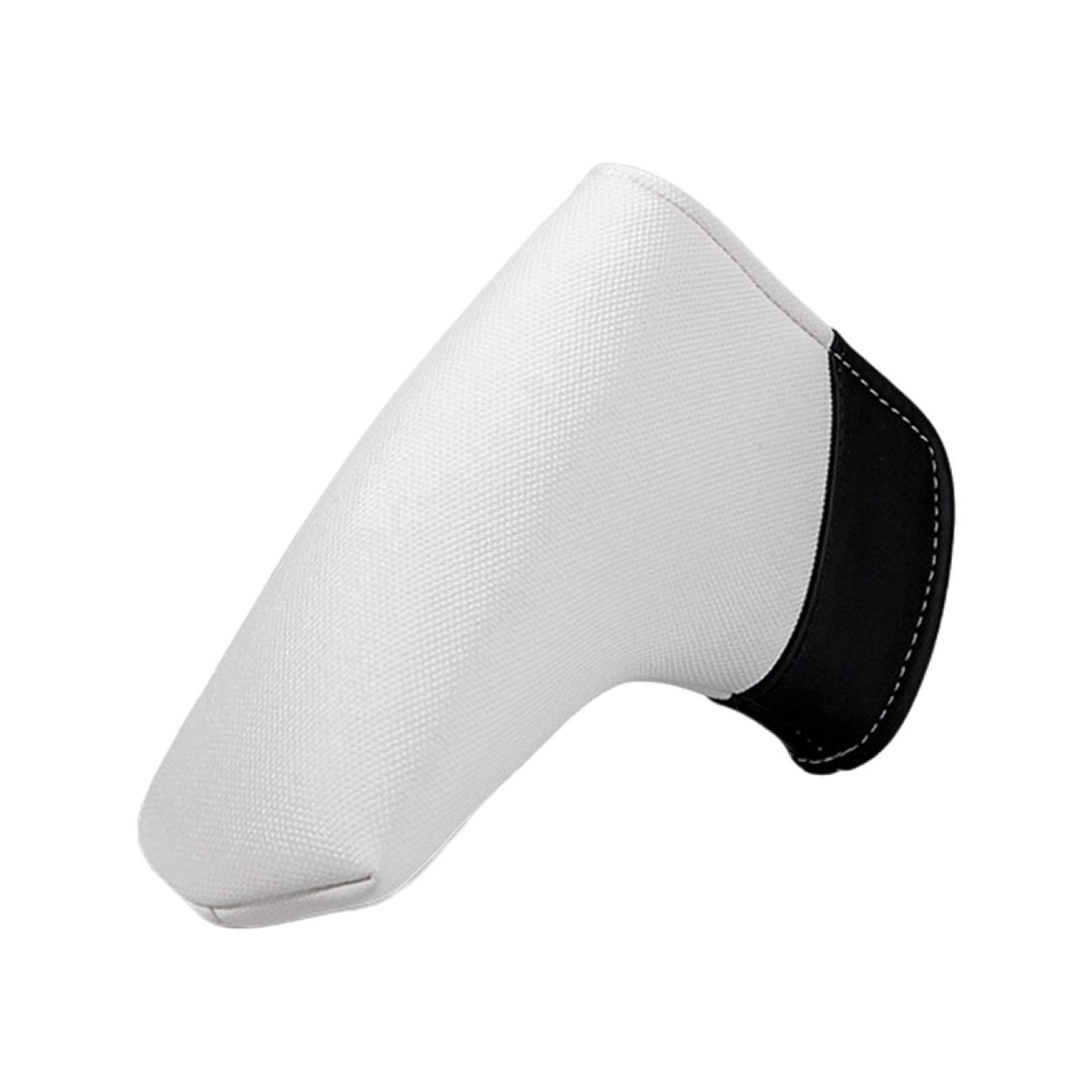 Baoblaze Mallet Putter Headcover, Golf Head Cover Easy to Cleaning Pu Leather, Protection 19x11x9cm