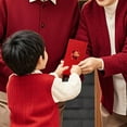 thumbnail image 3 of SharkTRUE 6pcs Matte Gilded Red Envelope Chinese New Year Lucky Money Red Envelopes 2026, 3 of 8