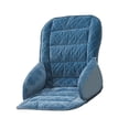 thumbnail image 3 of Cojín de asiento y respaldo de felpa para silla de escritorio con banda de fijación, cómodo y agradable para la piel, 45 x 48 x 55 cm, para accesorios Estilo B, 3 of 8