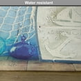 thumbnail image 6 of Ambesonne Nautical Place Mats Set of 4, Marine Starfish, Standard Size, Blue White, 6 of 6