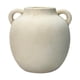 thumbnail image 1 of Jarrón de cerámica rústica, maceta decorativa, maceta, florero decorativo Wabi Sabi Blanco, 1 of 9