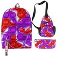 thumbnail image 1 of Kmbangi 3 Pcs Sac Sensoriel Sac de Poitrine Sac à Dos Scolaire Sac à Main, 1 of 2