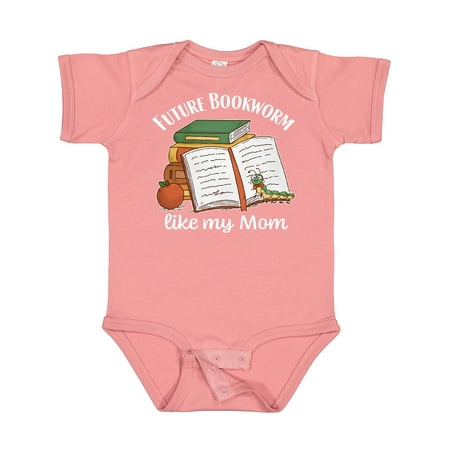 

Inktastic Future Bookworm Like My Mom Gift Baby Boy or Baby Girl Bodysuit