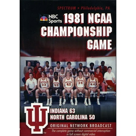 1981 NCAA Championship: Indiana Vs. UNC (DVD)