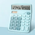 thumbnail image 2 of Desktop Calculator Standard Function Calculator with 12-Digit Large LCD Display Solar & Battery Dual Power for Home Basic Office Business, 2 of 7