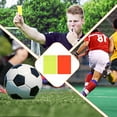 thumbnail image 6 of 10 Set PVC Plastic Blank Penalty Cards Yellow & Red Referee Cards for Football Match Rectangle Mixed Color 110x80x0.5mm 2 colors 1pc/color 2pcs/set, 6 of 7