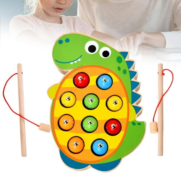 de , con cañas de , juguetes de desarrollo, de simulación, actividad temprana, de para fiestas Dinosaurio CUTICAT juego de pesca