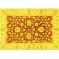 thumbnail image 1 of Ahgly Company Indoor Rectangle Oriental Yellow Traditional Area Rugs, 7' x 9', 1 of 4