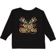 thumbnail image 3 of Inktastic Reindeer Christmas Boys or Girls Long Sleeve Toddler T-Shirt, 3 of 5