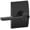 Black, variant on Schlage F51ALAT608CEN Latitude Single Cylinder Keyed Entry Door Lever Set - Brass