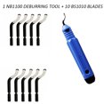 thumbnail image 2 of Handheld Burr Trimming Cutter Nb1100 Portable Deburring Tool Professional Edge Removing Tools+10Pcs Bs1010 Replacement Blade, 2 of 7