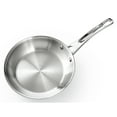 thumbnail image 2 of Professional Series Stainless Steel Frying Pan by Ozeri, 100% PTFE-Free Restaurant Edition, Made in Portugal, 2 of 7