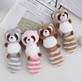 thumbnail image 2 of Cartoon Plush Long Tailed Raccoon Stuffed Doll Toys Pendant Key Chain Backpack Decoration Gifts, 2 of 5