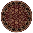 thumbnail image 2 of Safavieh Heritage Valery Oriental Wool Area Rug, Red/Black, 6' x 6' Round, 2 of 11
