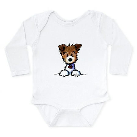 

CafePress - Kiniart Pocket JRT Long Sleeve Infant Bodysuit - Long Sleeve Cotton Baby Bodysuit