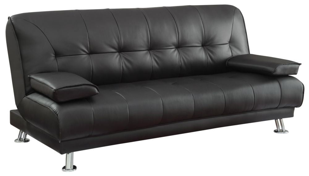 Simple Relax 1perfectchoice Black Futon Sofa Bed