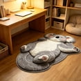 thumbnail image 6 of Hometravel Cute Kitten-Shaped Floor Mat, Washable Plush Area Rug 16x47 Inch, Non-Slip Soft Carpet for Bedroom, Living Room, Entryway, 6 of 9