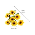 thumbnail image 6 of CQCYD Artificial Sunflower, Bright Yellow Daisy Artificial Flowers For Home Decor Wall Decorations Wedding Party Spring Summer Seasonal Decorations, 6 of 9