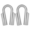 thumbnail image 1 of Dedal De Tubo Inoxidable De 10 Opciones, Dedal De Tubo De Cabrestante Resistente A La Corrosión, Para Cable, Cuerda De Acero, Accesorios De Navegación, Cuerda De Cabrestante ANGGREK Otros Deportes, 1 of 8