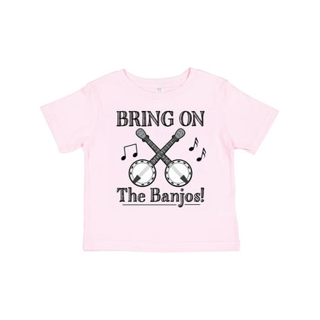 

Inktastic Banjo Music Bluegrass Boys or Girls Toddler T-Shirt