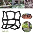 thumbnail image 2 of 9 moldes de pavimento de jardín de rejilla, moldes de hormigón manual para pavimento de paseo de jardín, 2 of 8