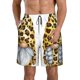 thumbnail image 1 of Fotbe Leopard Gnomes Trajes de Baño Estampados para Hombre, Shorts de Verano de Secado Rápido, Ropa de Playa, Bañadores-3X-Large, 1 of 6