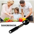 thumbnail image 3 of Báscula de cocina digital LCD electrónica portátil de 500 g / 0,1 g con cucharas medidoras de alimentos, báscula de alimentos multifunción, báscula de cocina para especias y hierbas (negro) TUNC Sencillez, 3 of 5