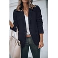 thumbnail image 3 of Blazers Jackets for Women Plus Size Business Casual Long Blazer Work Office Open Front Long Sleeve Cardigan Coats Tops, 3 of 10