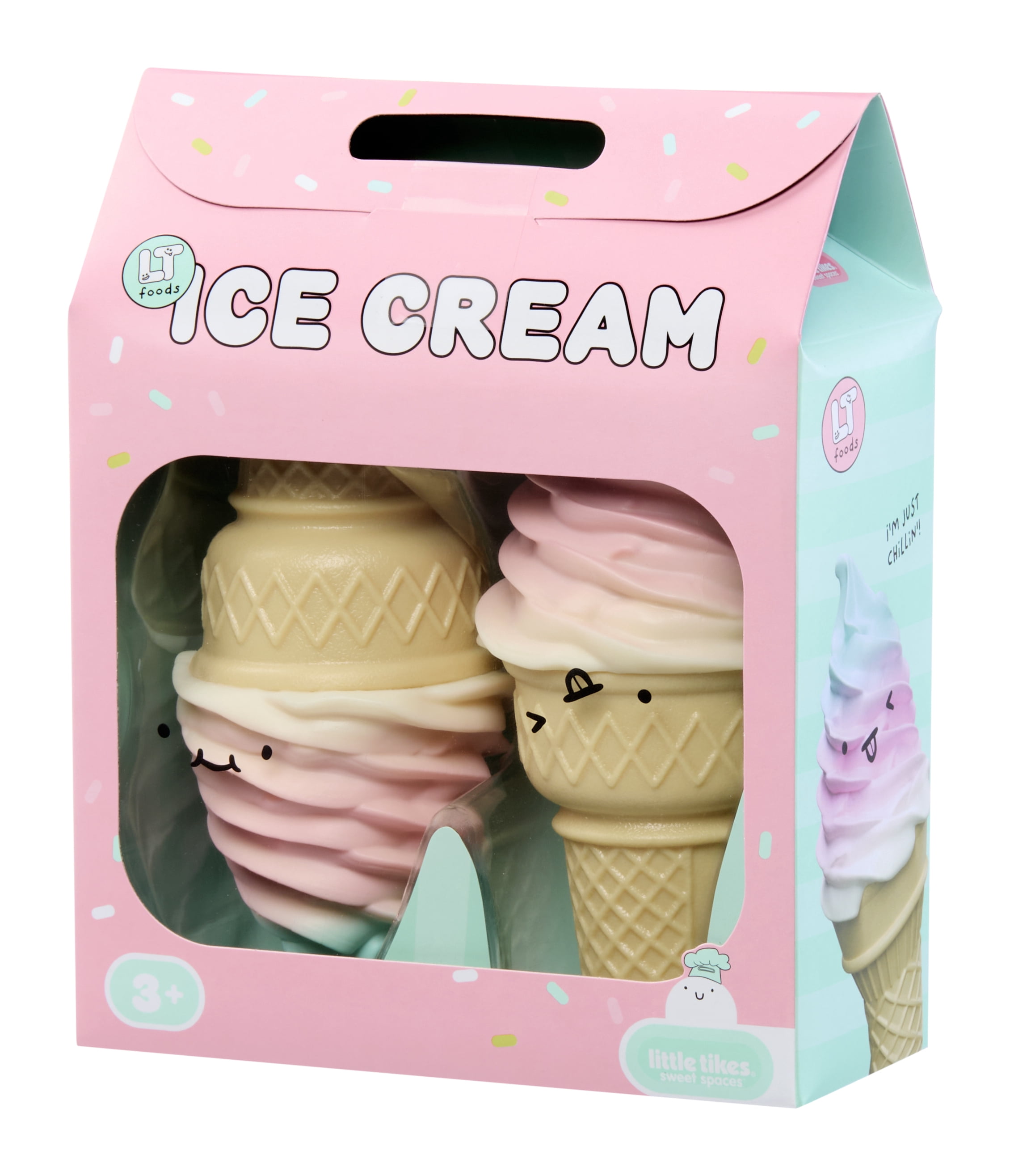 Little Tikes Sweet Spaces Playful Plates – Ice Cream, Play Kitchen Food, Ages 3+