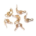 thumbnail image 1 of Matsuzay Conectores de joyería de 200 Uds., punta de ajuste a juego, componentes de conexión de moda, extremo de cadena de bolas suficiente de Artesanía KC oro, 1 of 6
