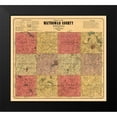 thumbnail image 2 of Peterson 16x15 Black Modern Framed Museum Art Print Titled - Watonwan County Minnesota - Peterson 1898, 2 of 5